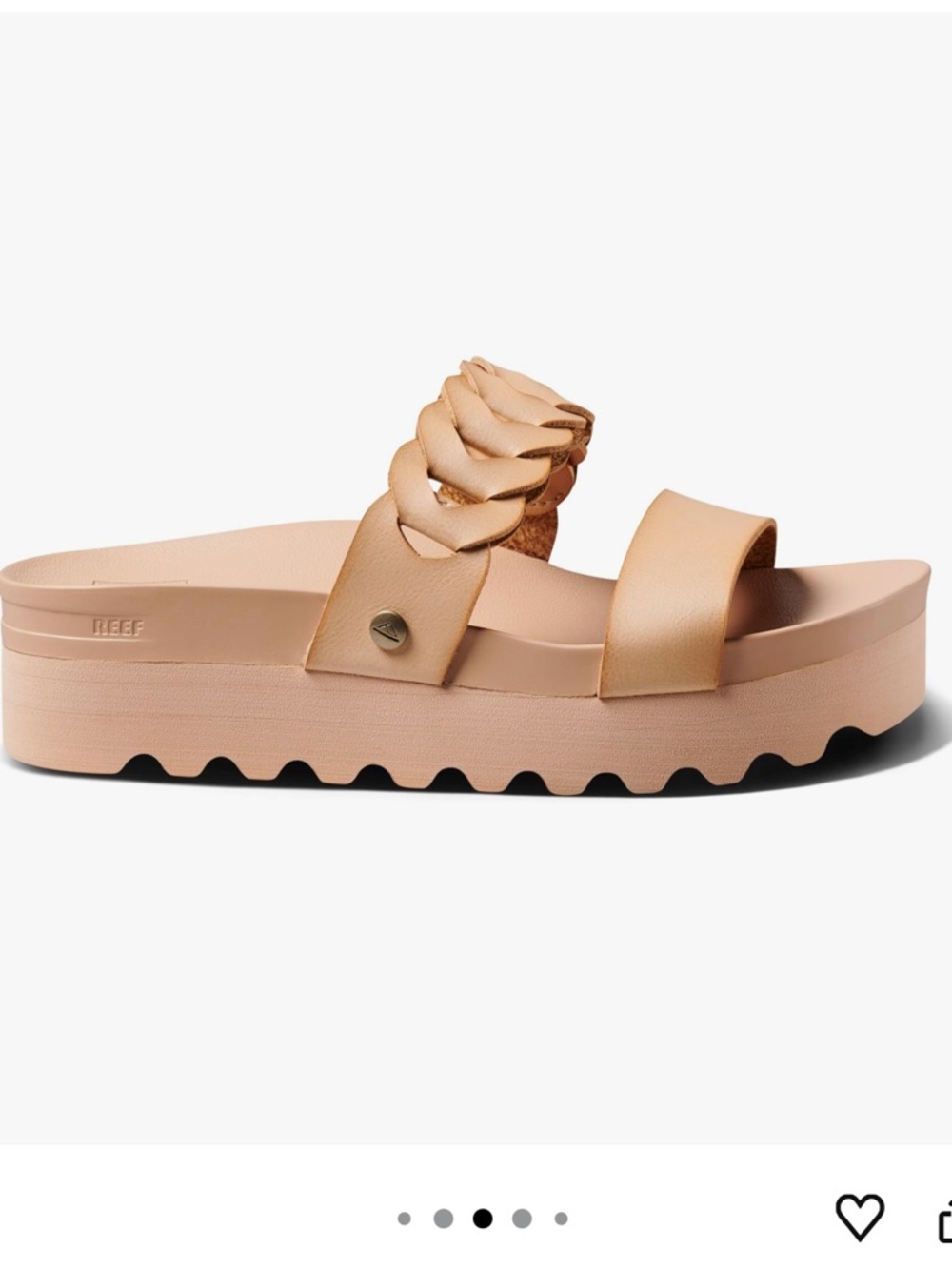 Reef Women's Cushion Vista Hi Twist Sandal - Blush